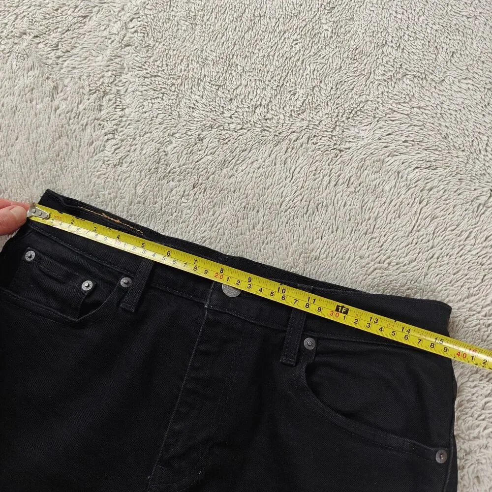 Levi's 502 Black Jeans Men's 30x32 Slim Fit